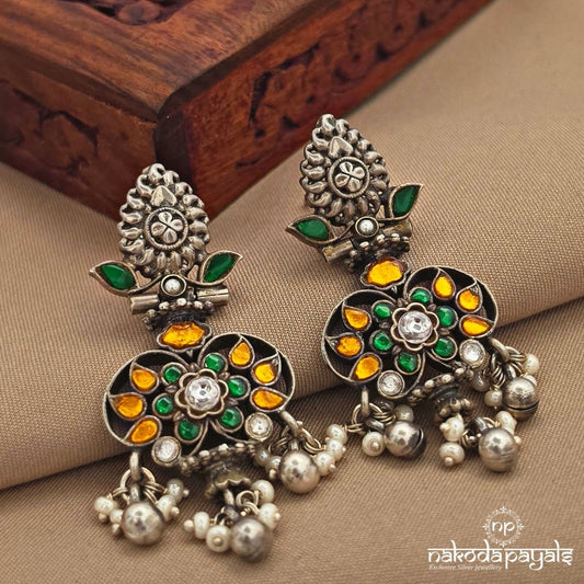 Mesmerizing Oxidised Chandbali (C4113)