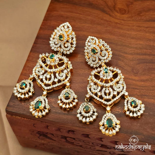 Mesmerizing CZ Chandbali (Ge11111)