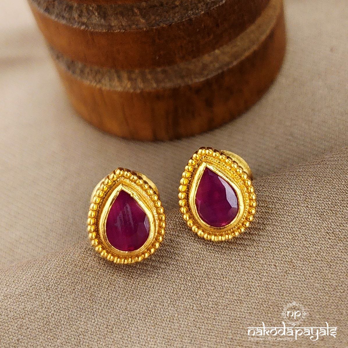 Cute Drop Pair Studs (Ge9863)