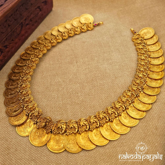 Ganesha Kasu Neckpiece (Gn10580)