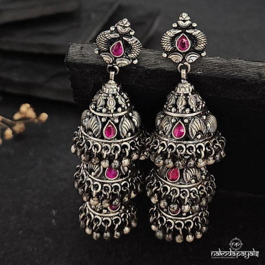 Traditional Trio Layer Jhumka (J1101)