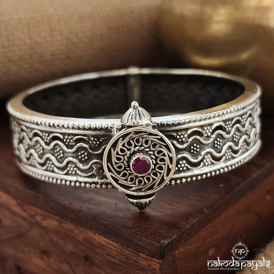 Circular Pink Screw Kada (K5120)