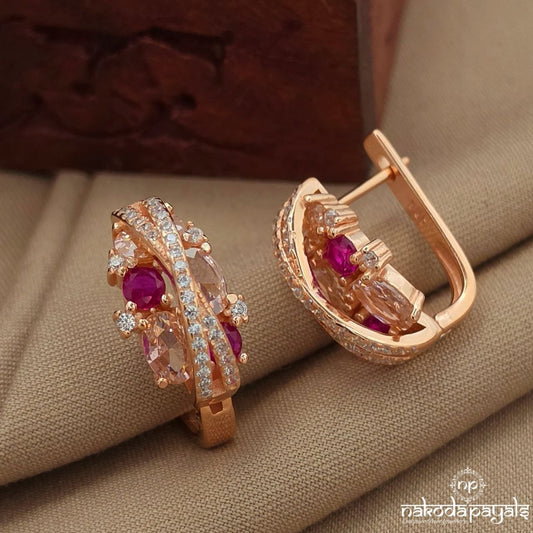 Amazing Studs Rose Gold Earrings (St3972)