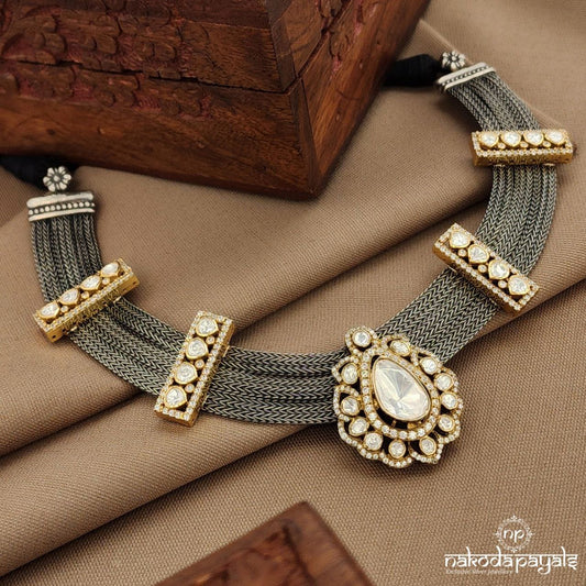 Graceful Moissanite Neckpiece  (N11476)