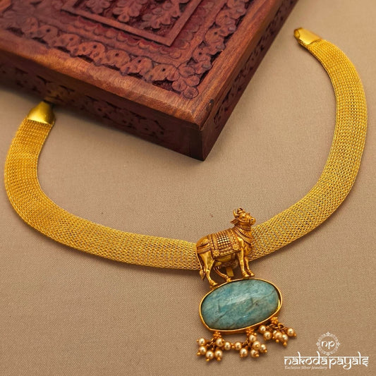 Stunning Pearly Nandi Neckbelt (Gn10201)