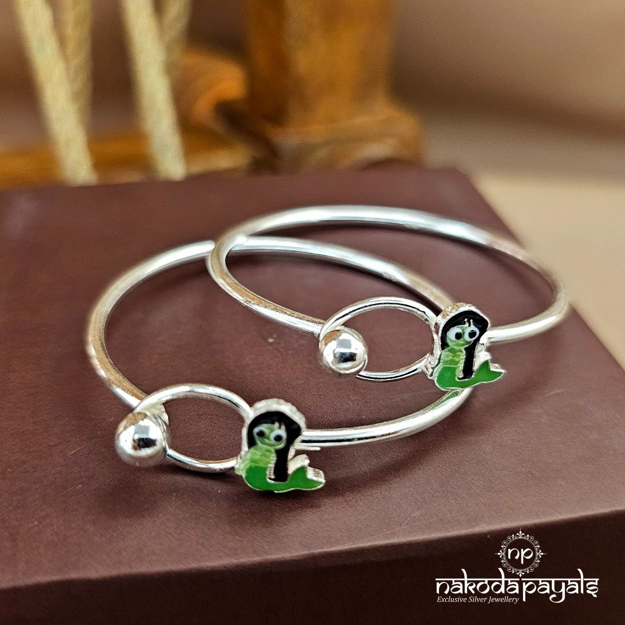 Openable Mermaid Kada Pair (Ka9457)