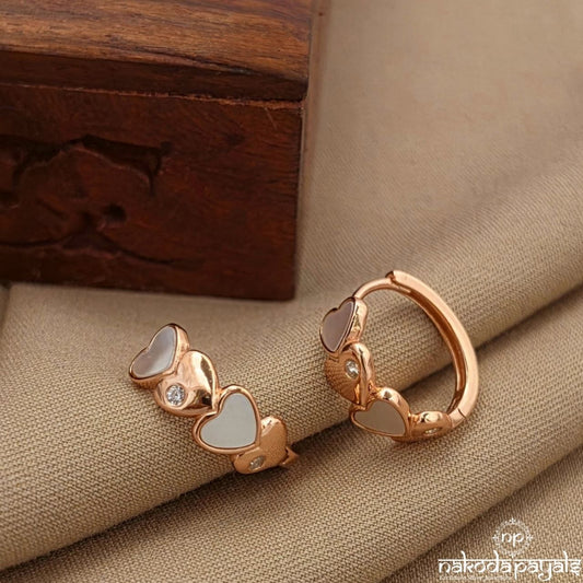 White Hearty Rose Gold (St3970)