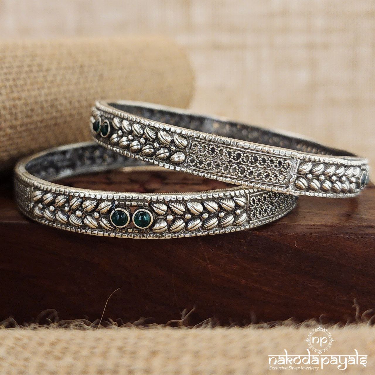 Green Leafy Bangles (K5019)