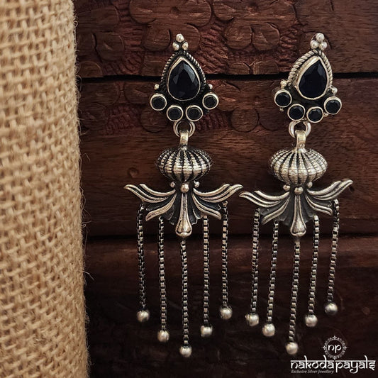 Emerald Blue Chandbali (C3628)