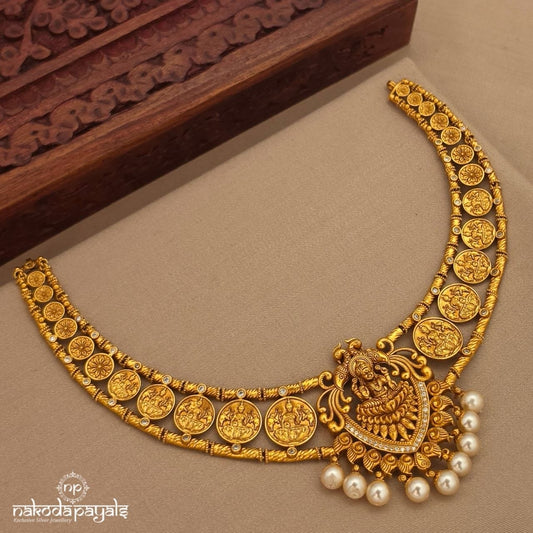 Pearl Lakshmi Kasu Neckpiece (Gn10298)
