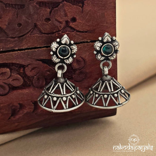 Cutsy Green Dot Jhumka (J1710)