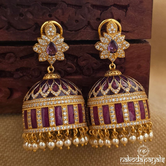 Royal Resplendent Jhumka (Ge11156)