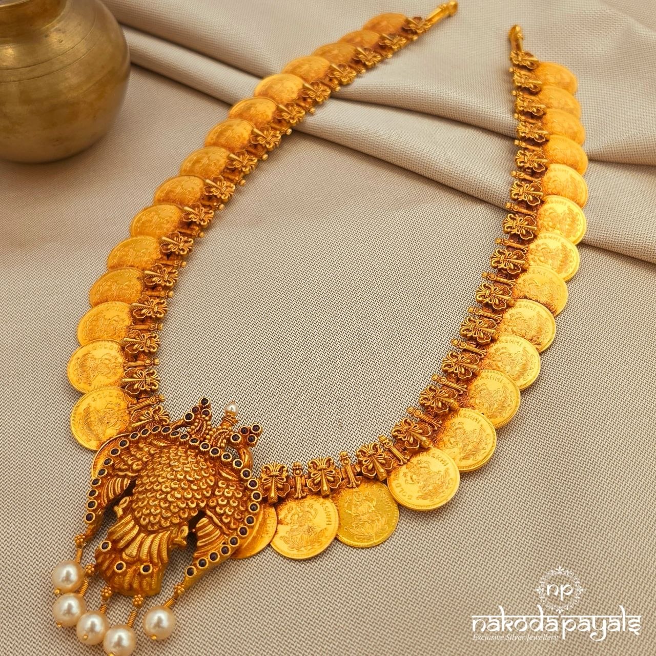 Lakshmi Kasu Gandaberunda Neckpiece (Gn10060)
