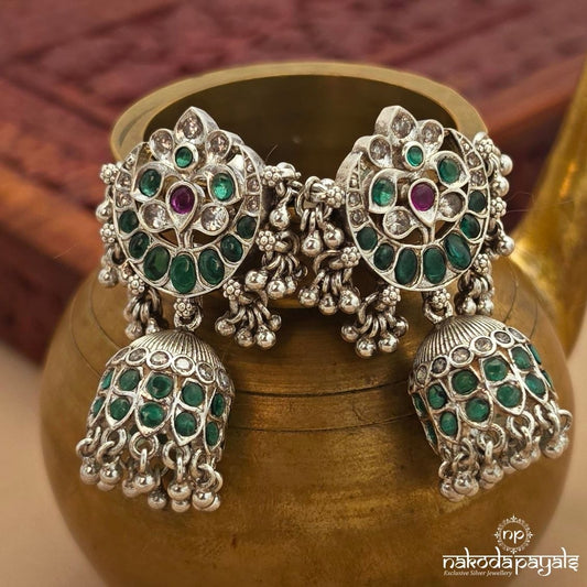 Exquisite Green Jhumka (J1768)