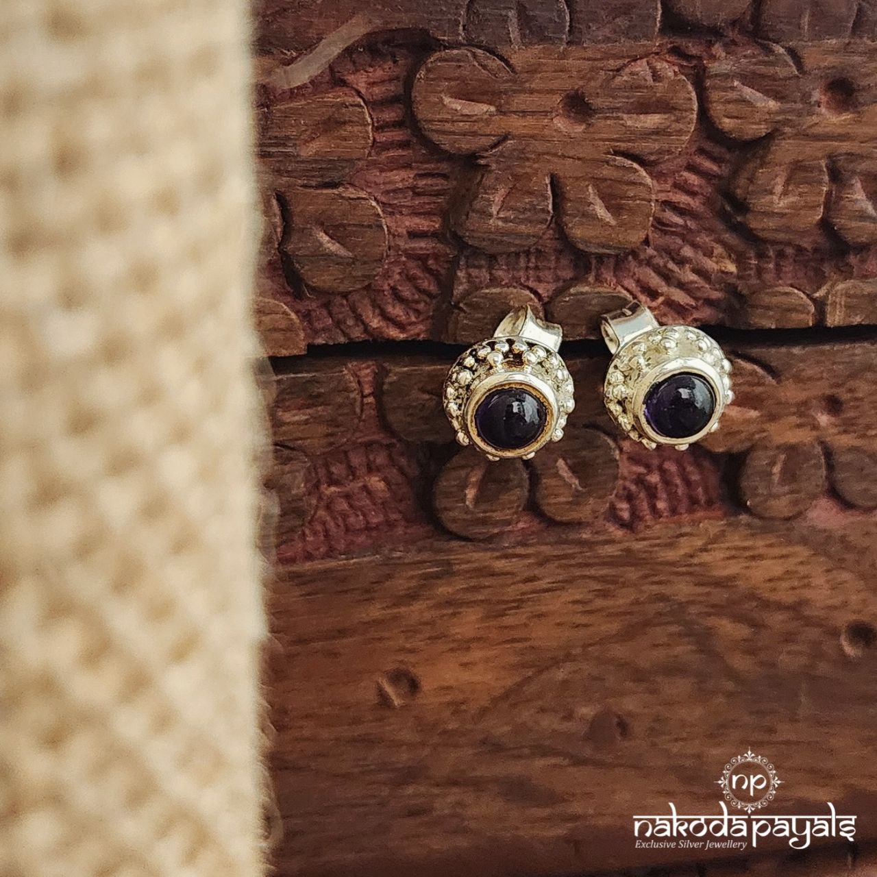 Mini Blue Studs (S3645)