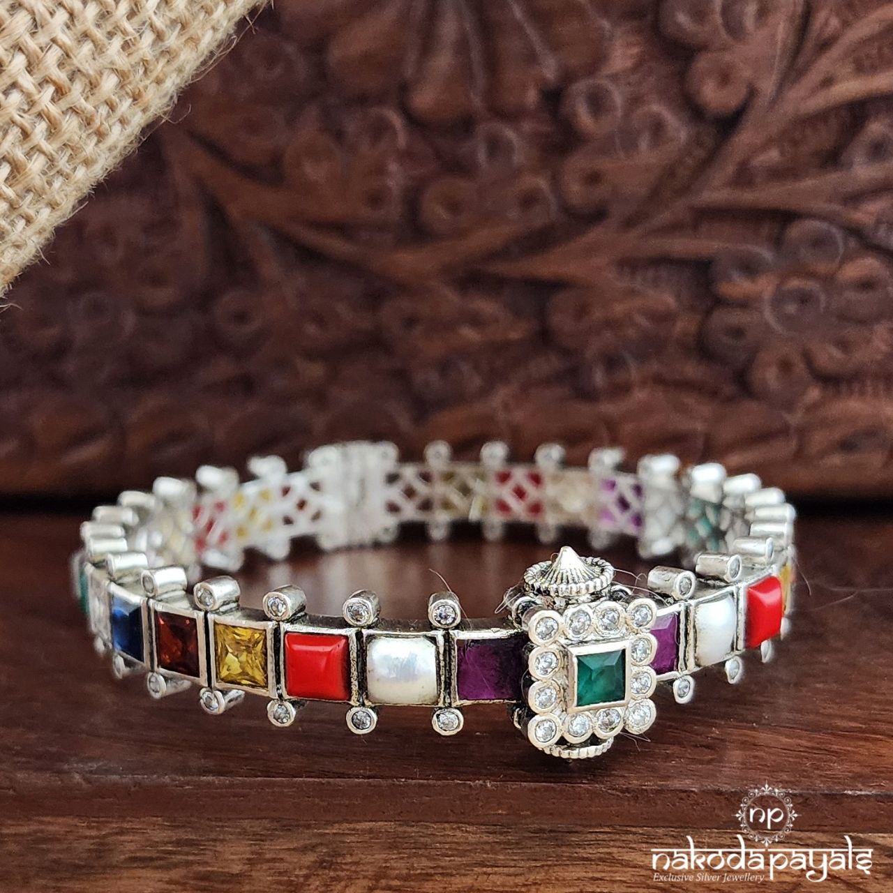 Navaratna Squarish Bangles (K5144)