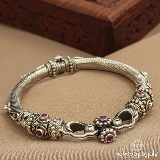 Traditional Pink Floral Kada (K6332)