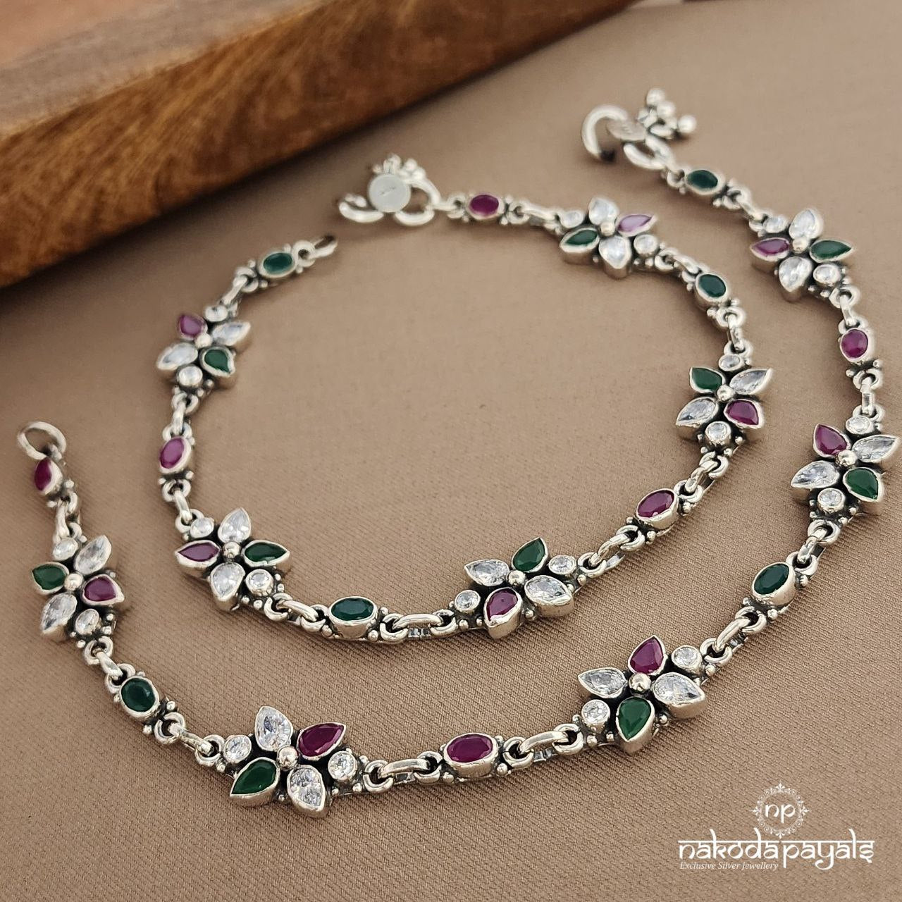 Rangina Cutstone Anklets (A6572)