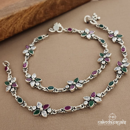 Rangina Cutstone Anklets (A6572)