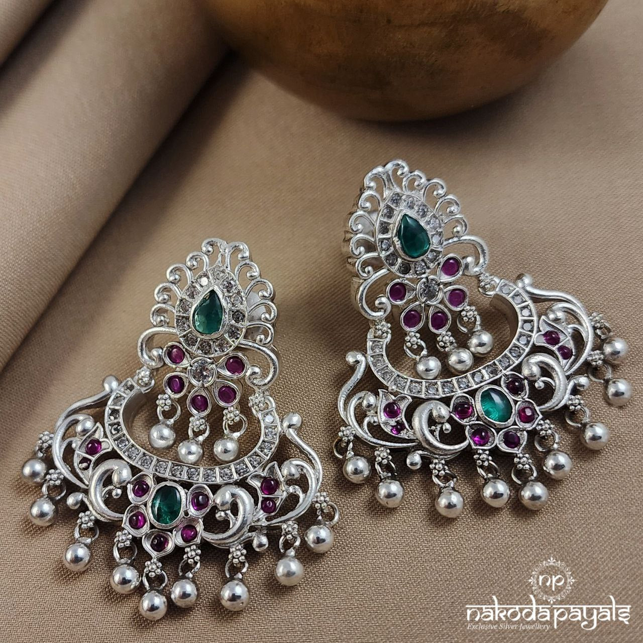 Peacock Kemp Earrings (C3183)
