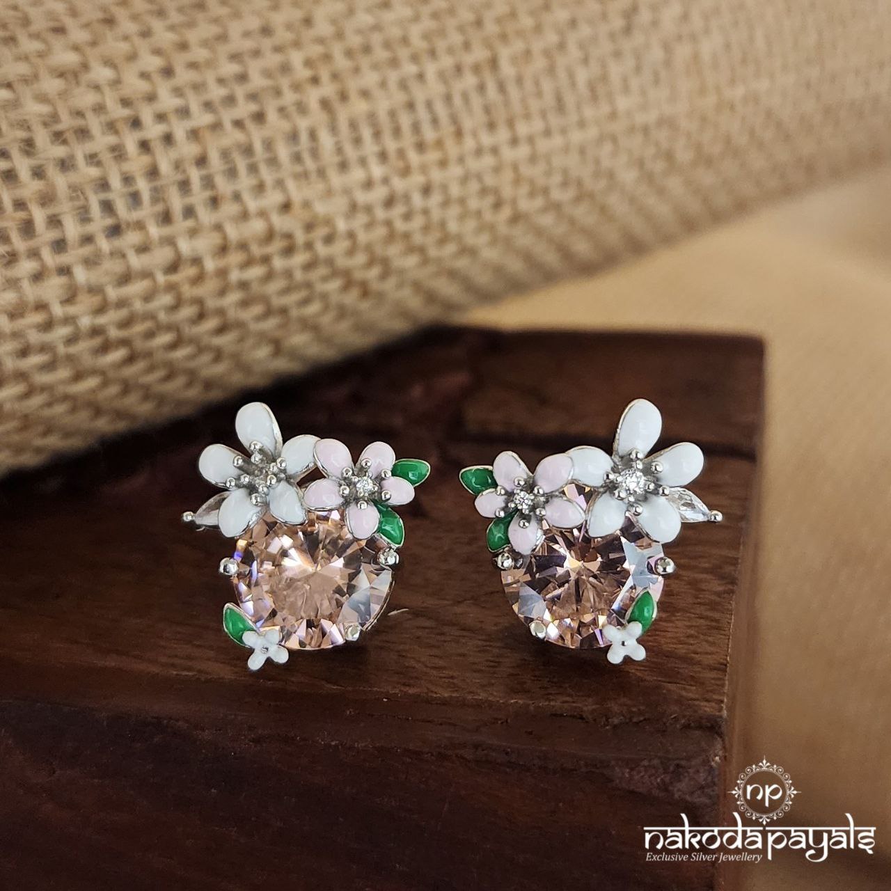 Glorious Pink Earrings (St3261)