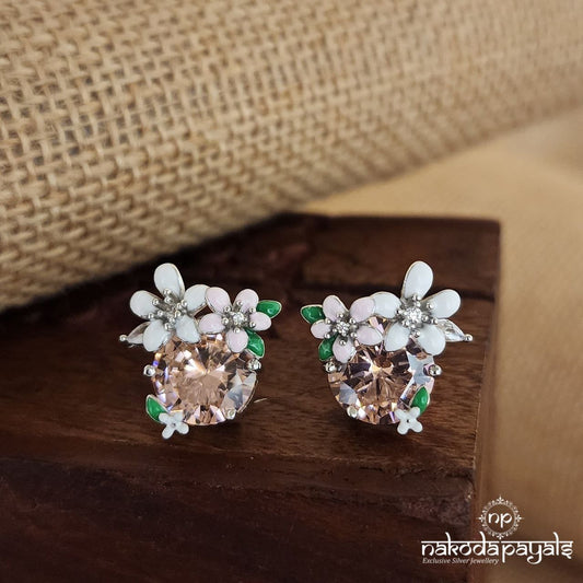 Glorious Pink Earrings (St3261)