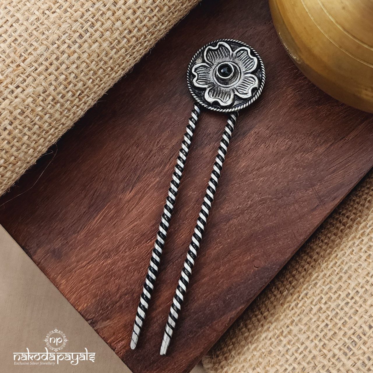 Green Flower Hair Accessory (Esa215)