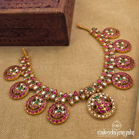 Peacock Kundan Neckpiece (Gn10537)