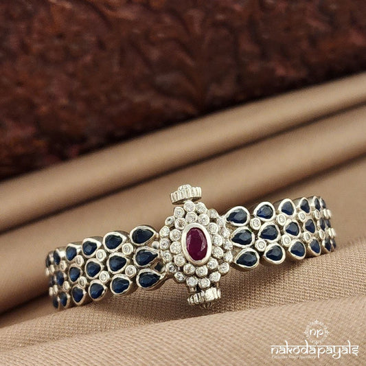 Bluish Drop Pink Kada  (K6217)