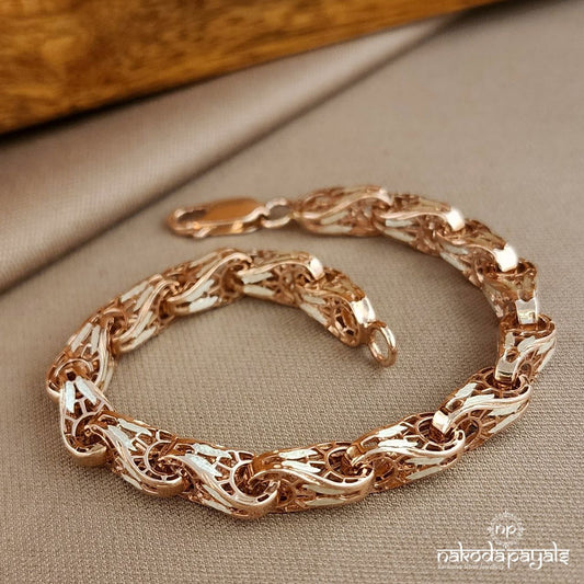 Rose Gold Men's Bracelet (Mc1081)