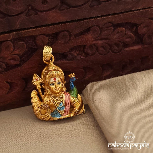 Peacock Murugan Pendant (Gp2364)