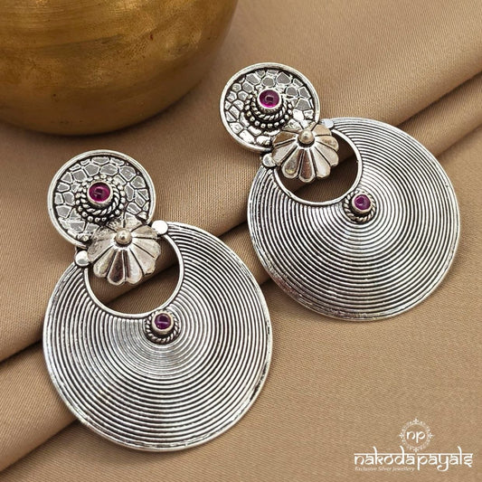 Pretty Floral Chandbali (C4078)