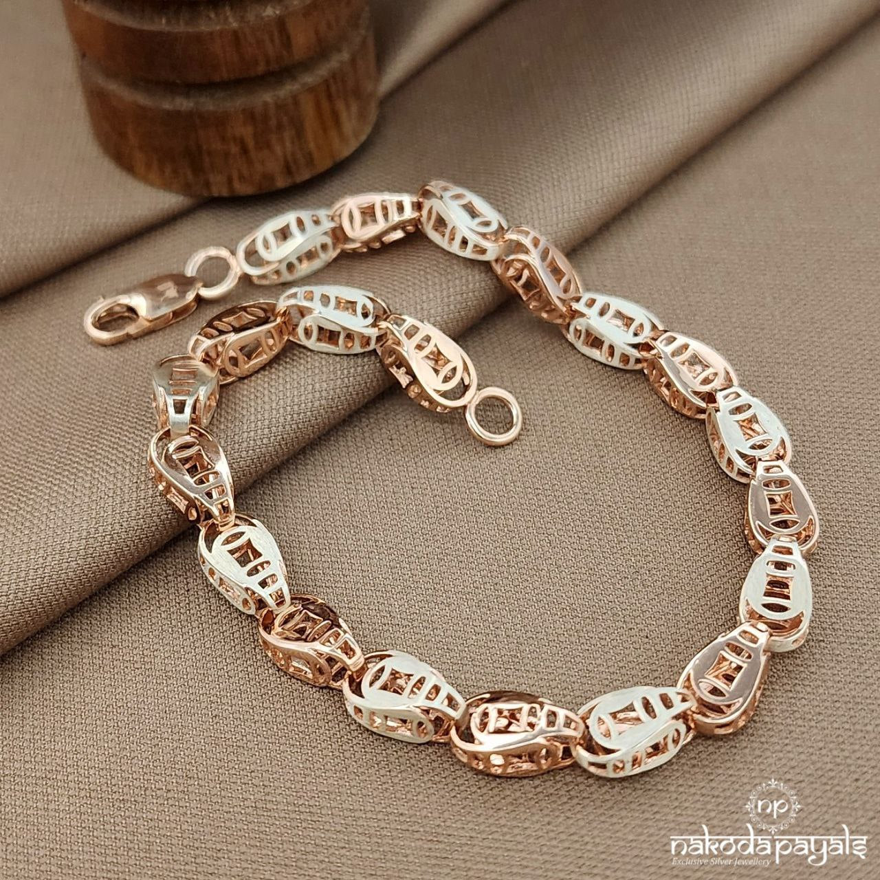 Rose Gold Men's Bracelet (Mc1084)
