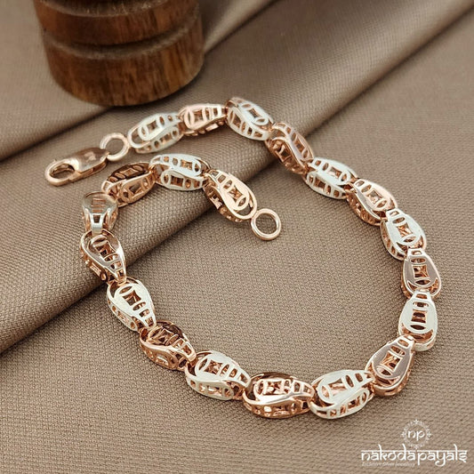 Rose Gold Men's Bracelet (Mc1084)