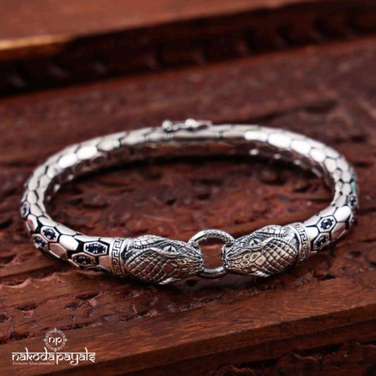 Snake Blue Men's Bracelet (Mc1003)