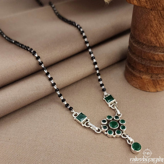 Green Drop Mangalsutra (Ms0580)