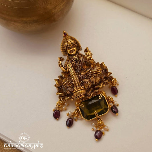 Lotus Lakshmi Pearly Pendant (Gp2545)