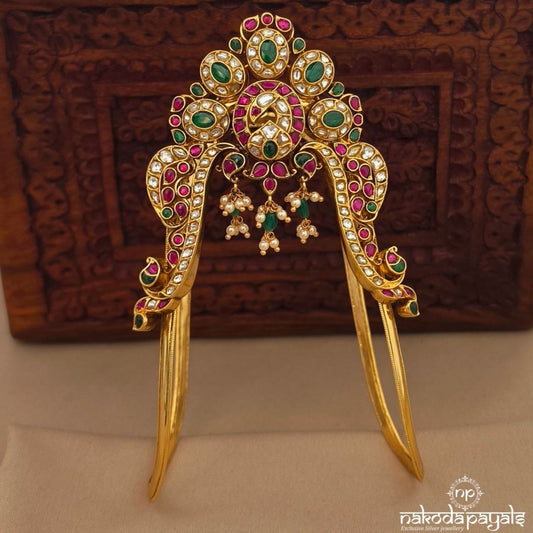 Kundan Peacock Armlet (Ha0163)