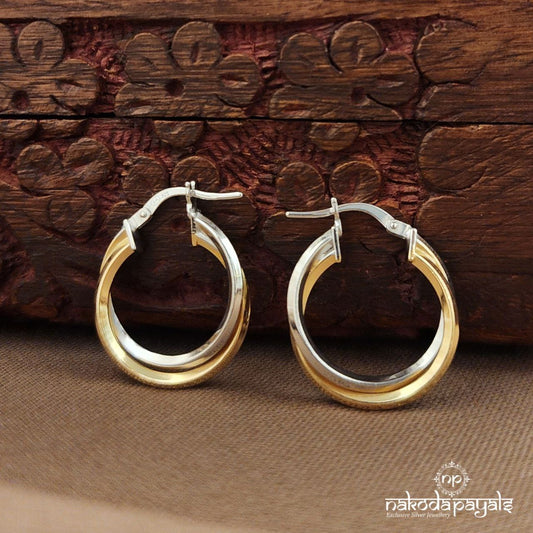 Gold Aura Circular Double Bali (B0566)