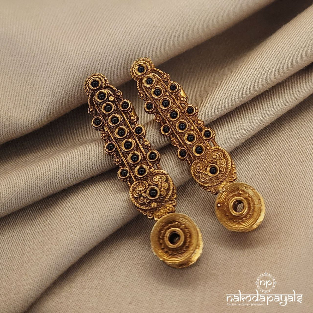 Antara Antique Drop Earrings (Ge8659)