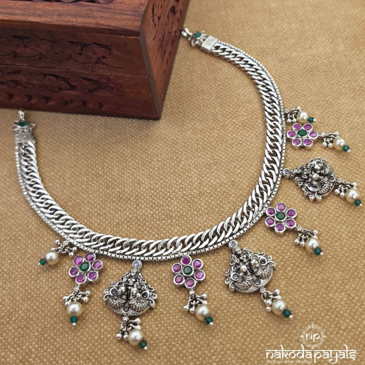 Floral Lakshmi Neckpiece (N12011)