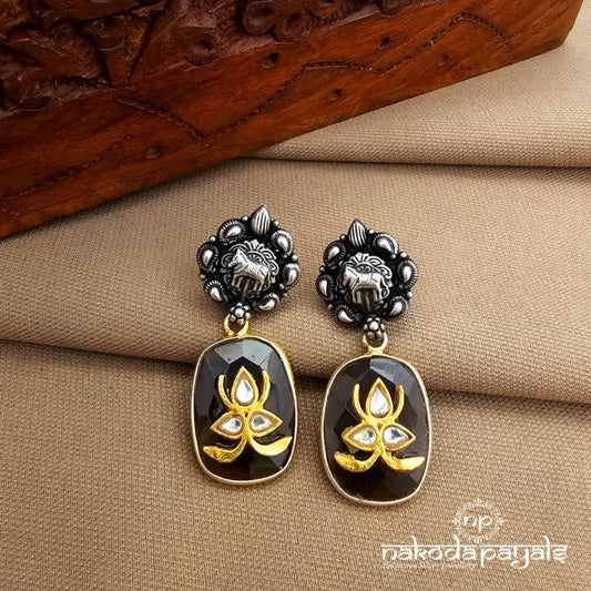 Horse Kundan Earrings (C3877)