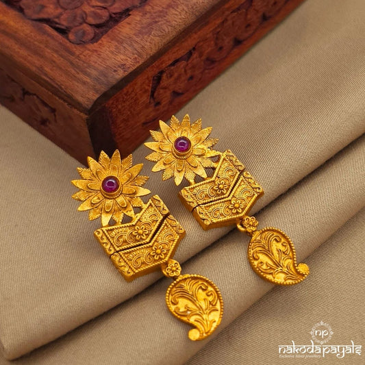 Mango Drop Earrings (Ge10820)