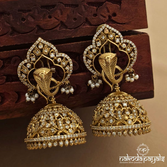 Glorious CZ Jhumka (Ge10983)