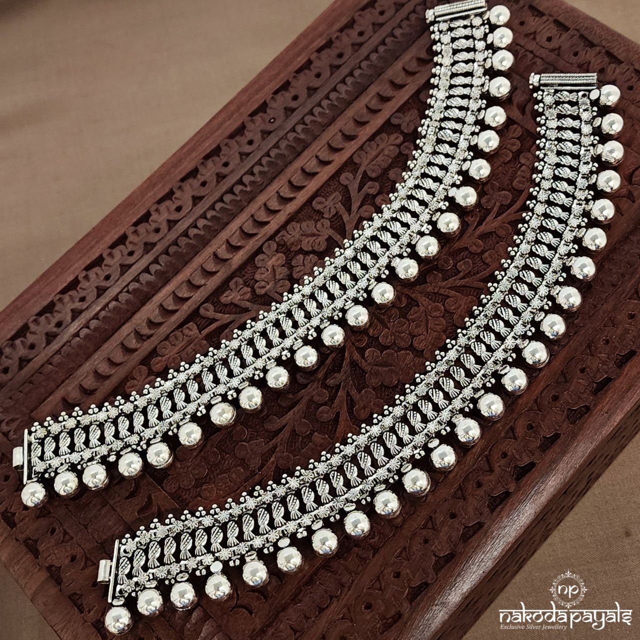 Fish Ball Drop Anklets (11 Inch) (A6473)