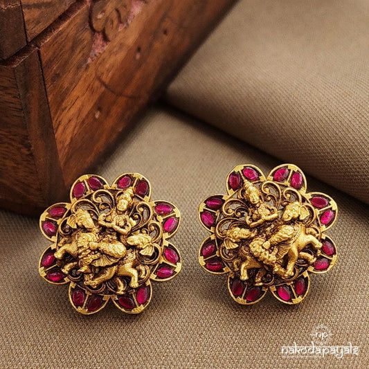 Lakshmi Kundan Studs (Ge10356)