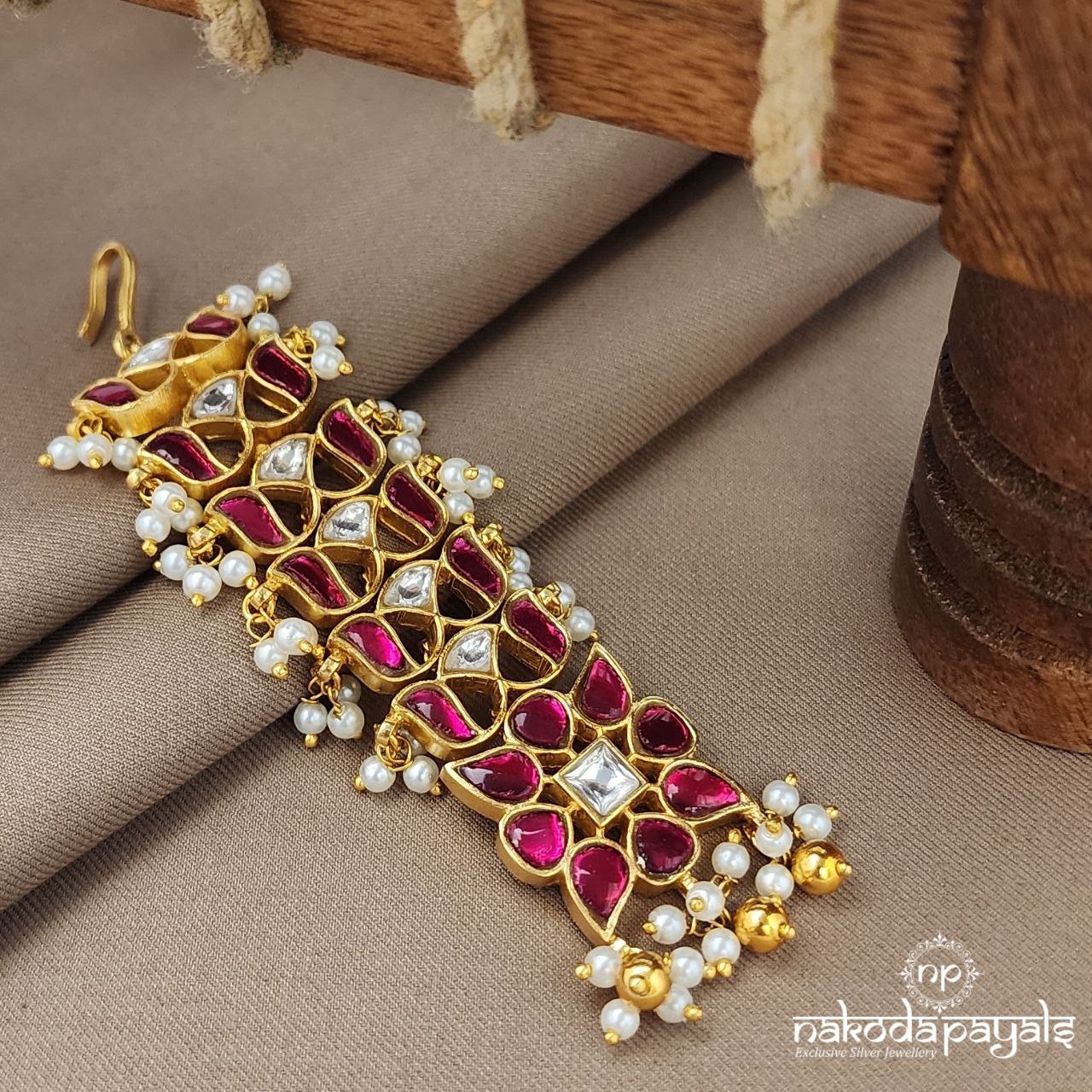 Gorgeous Kemp Kundan Maang Tikka (Gm1067)