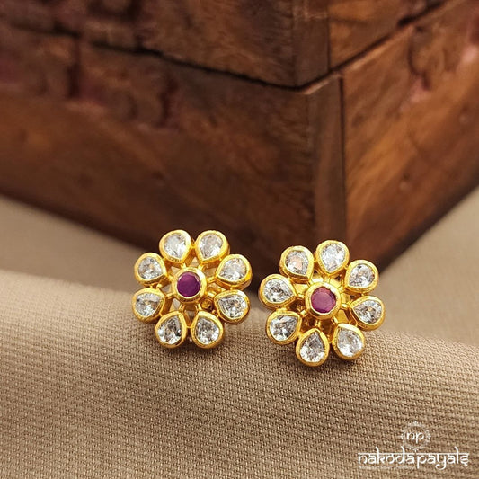 Pink Dot Studs (Ge10130)