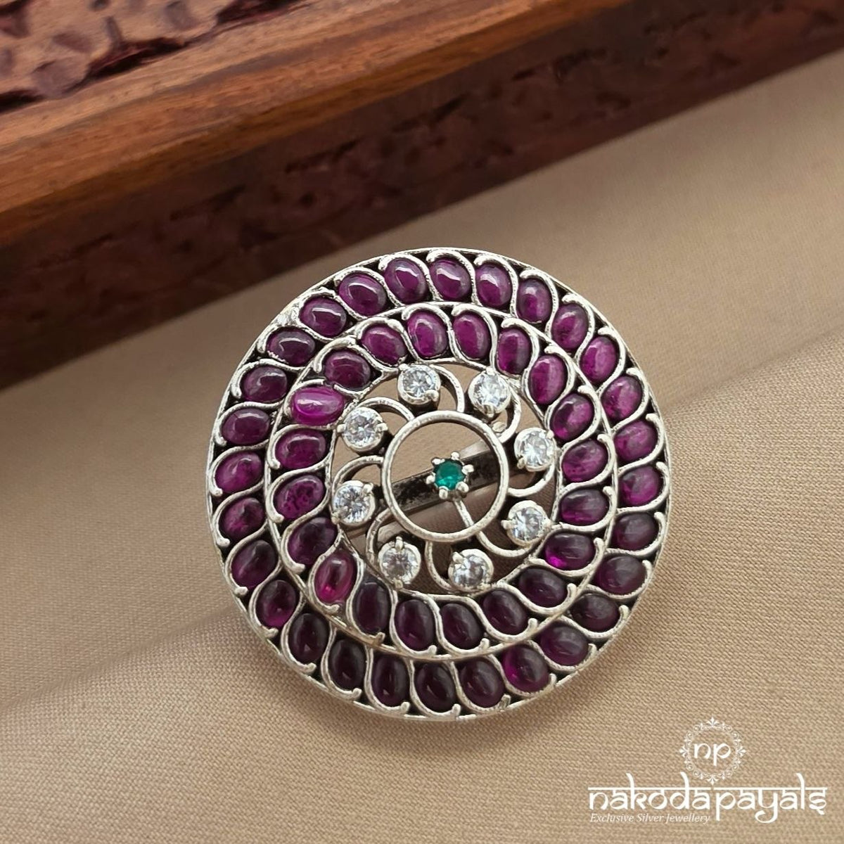 Kemp Floral Finger Ring (F3008)