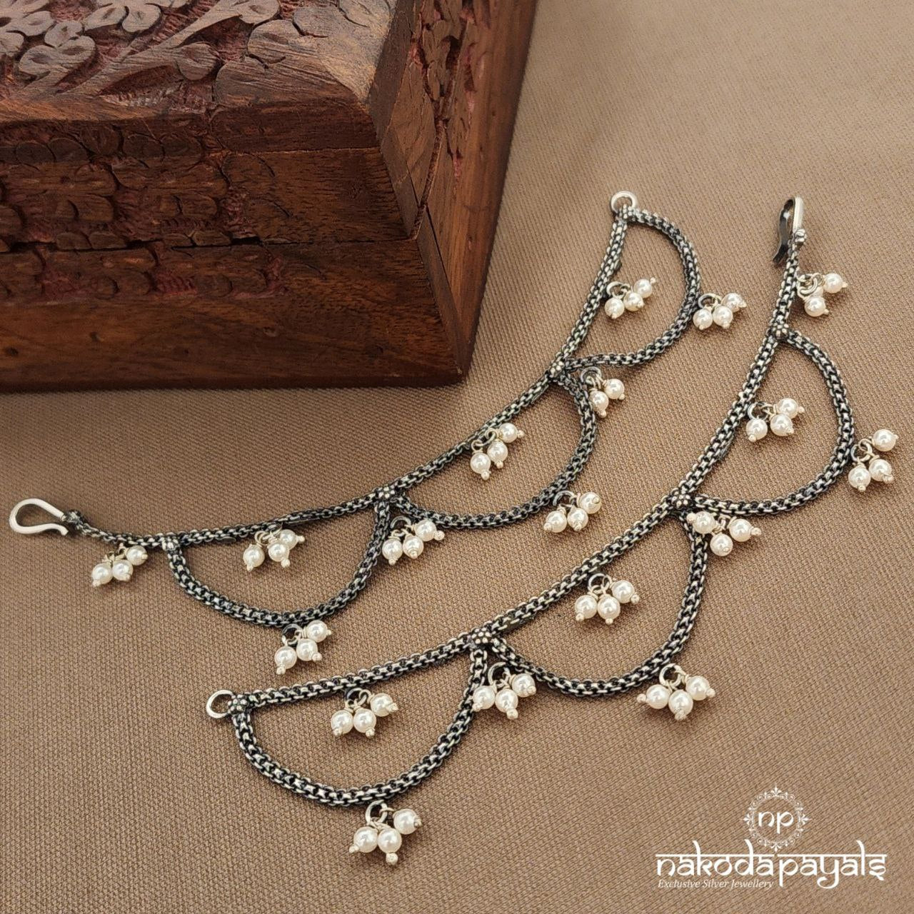 Pearled Drop Layered Maati (M0451)